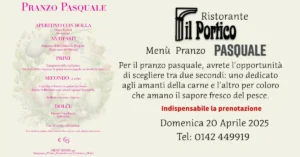 Scopri di più sull'articolo Pranzo Pasquale 2025